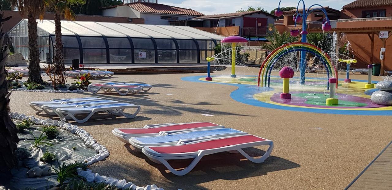 Les Mobilhomes Helvetiques 4 Etoiles Mar Estang Canet En Roussillon Canet-en-Roussillon Exterior foto